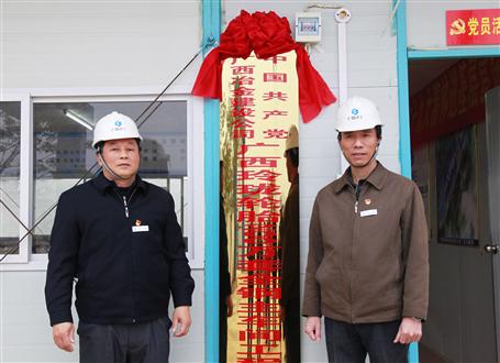 發(fā)揮戰(zhàn)斗堡壘作用！冶建又一個(gè)項(xiàng)目部黨支部揭牌