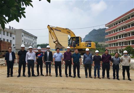 靖西市職業(yè)技術學院綜合實訓樓工程項目:精心組織 科學施工