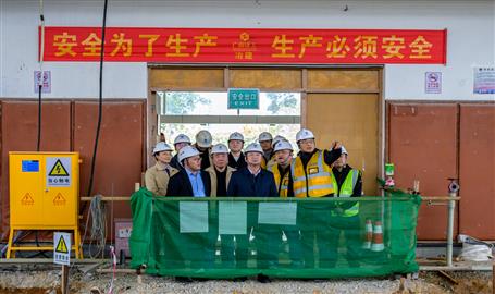 覃振華到第七分公司項(xiàng)目開展2026年第一季度暨春節(jié)后復(fù)工復(fù)產(chǎn)安全生產(chǎn)質(zhì)量綜合大檢查